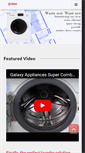 Mobile Screenshot of galaxyappliances.com
